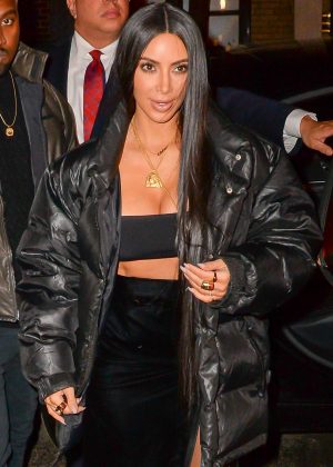 Kim Kardashian at Carbone in Soho