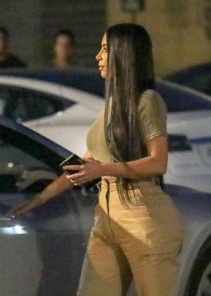Kim Kardashian at Nobu in Malibu