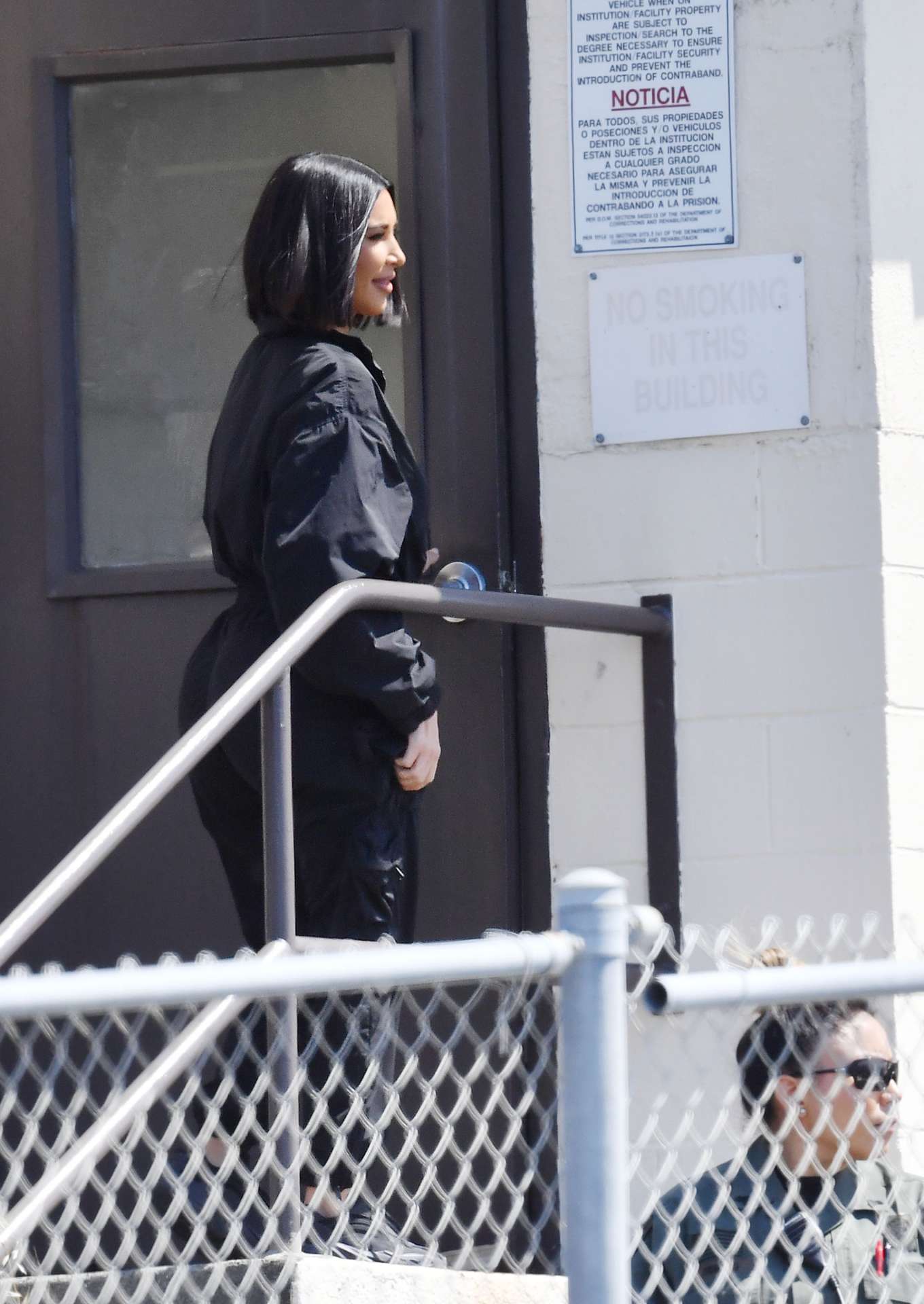 Kim Kardashian at San Quentin State Prison