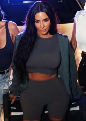 Kim Kardashian - Attend the Teyana Taylor '#KTSE' Album Listening Party in LA