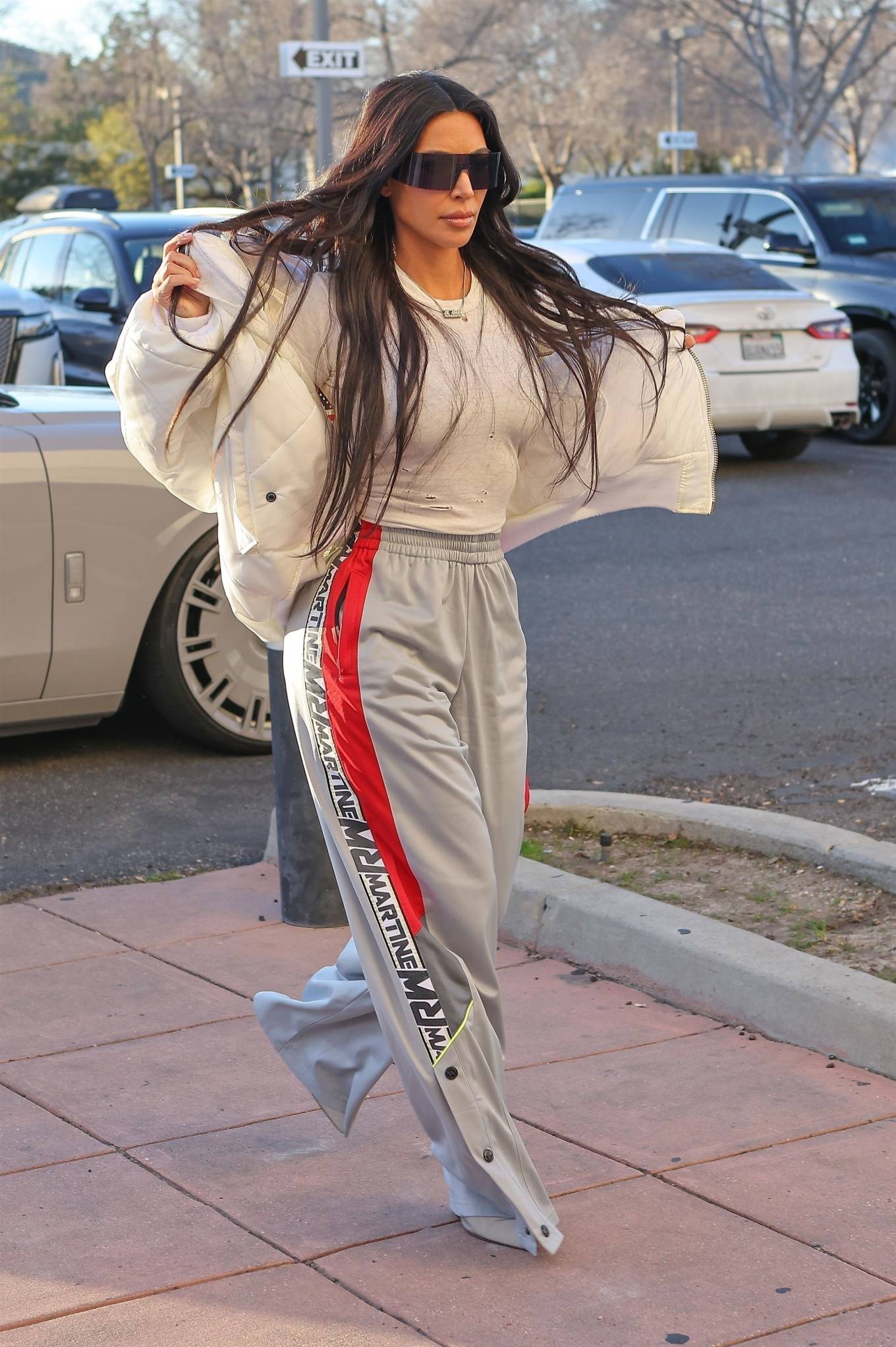 Kim Kardashian - Attending her son Saint West's basketball in Los Angeles