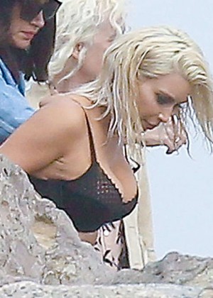 Kim Kardashian - Bikini Photoshoot in Malibu
