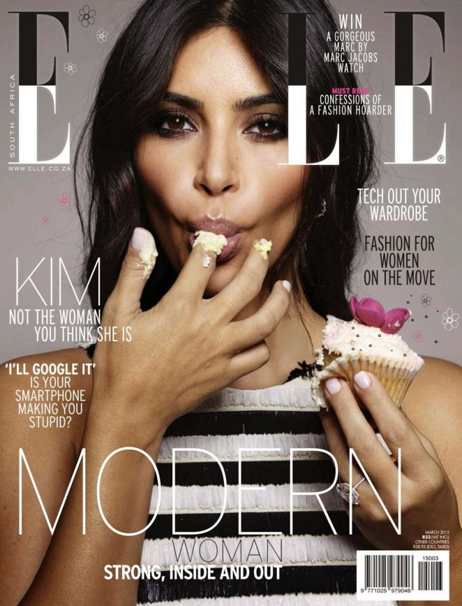 Kim Kardashian - Elle South Africa Magazine (March 2015)
