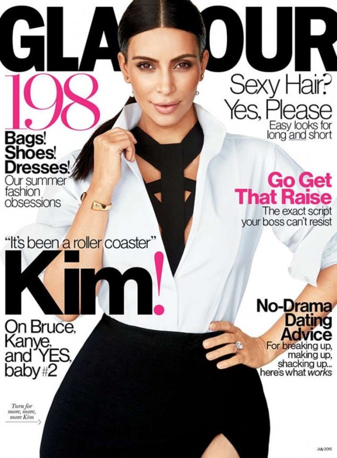Kim Kardashian - Glamour Magazine (July 2015)