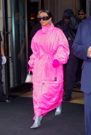 Kim Kardashian - heads out to NBC Studios in New York