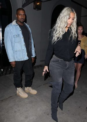 Kim Kardashian in Jeans out in Los Angeles | GotCeleb