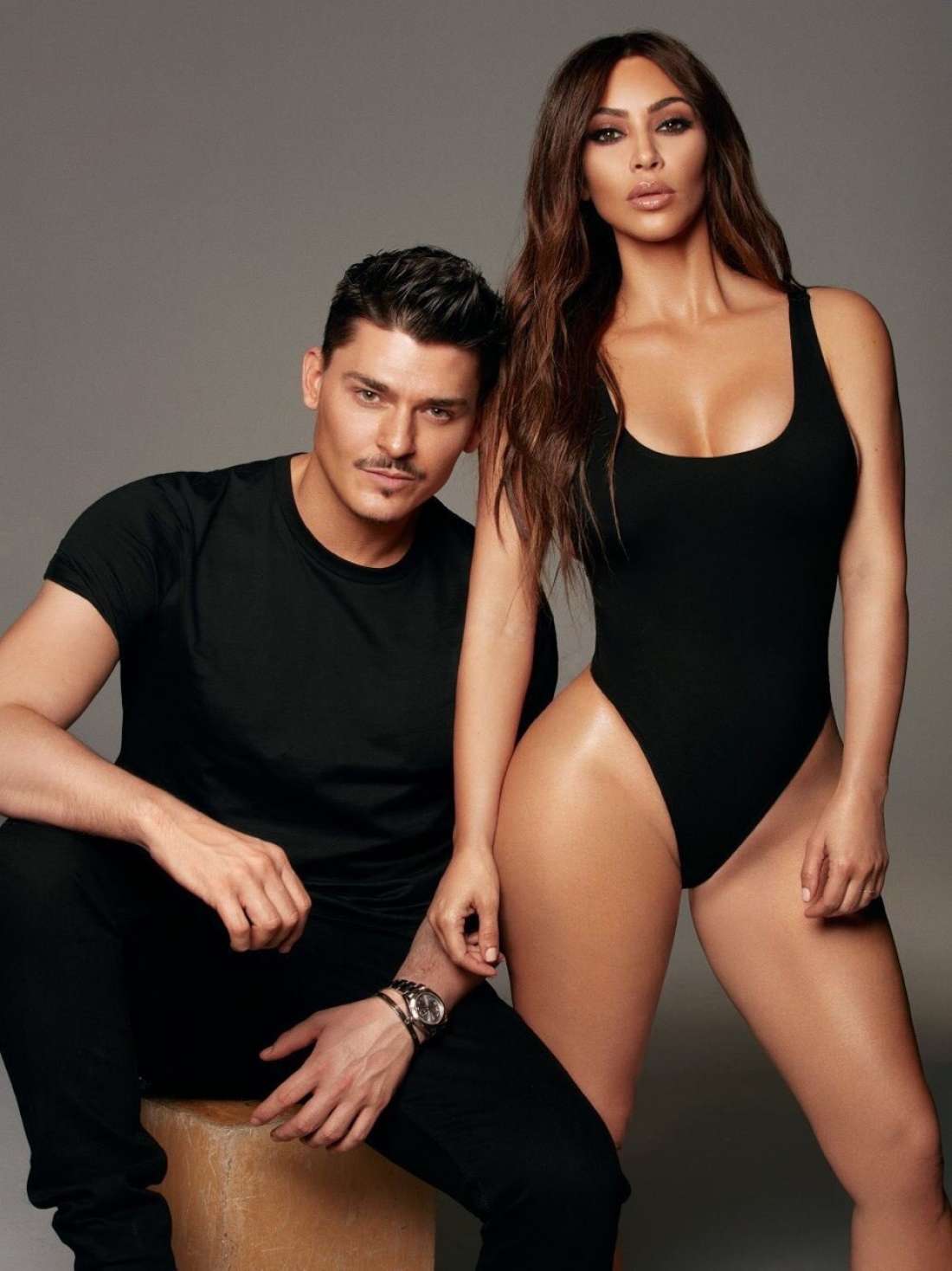Kim Kardashian Kkw Beauty X Mario Collab Photoshoot 2018