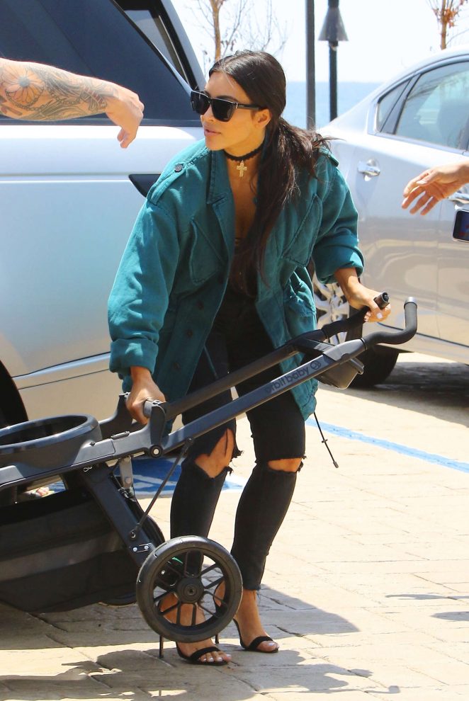 Kim Kardashian Leaving Nobu in Malibu