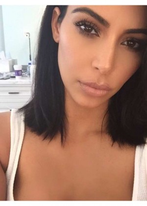 Kim Kardashian New Short Haircut - Instagram