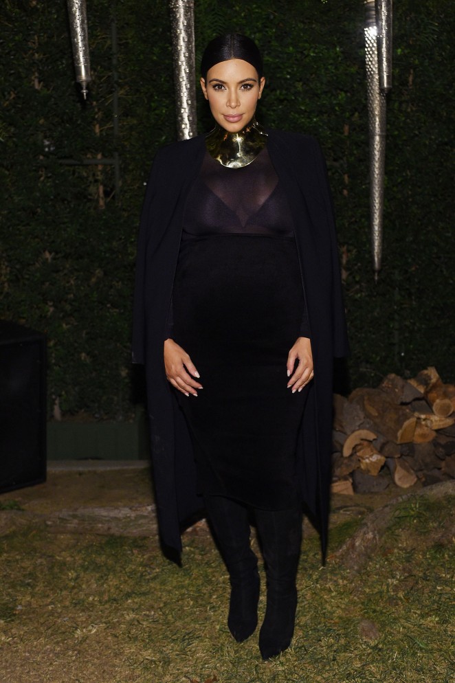 Kim Kardashian - Olivier Rousteing's Birthday Party in LA
