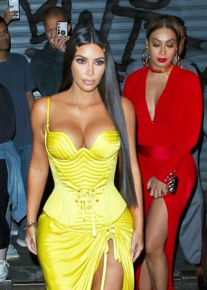 Kim Kardashian out for dinner at Chinese Tuxedo in NY