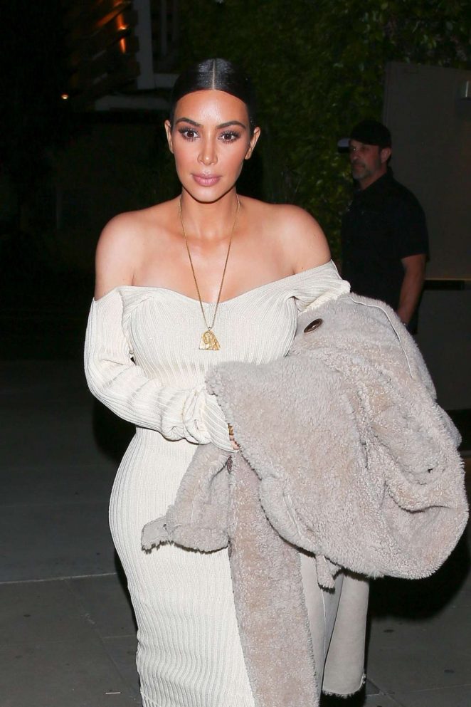 Kim Kardashian Out for dinner in Los Angeles