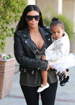 Kim Kardashian Out With Her Daughter In LA