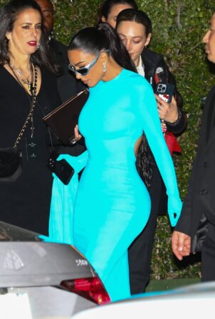 Kim Kardashian - Pictured at Jay-Z's Oscar Party held at Chateau Marmont