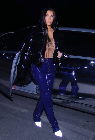 Kim Kardashian - seen on the eve of filing for divorce from husband Kanye West in Los Angeles