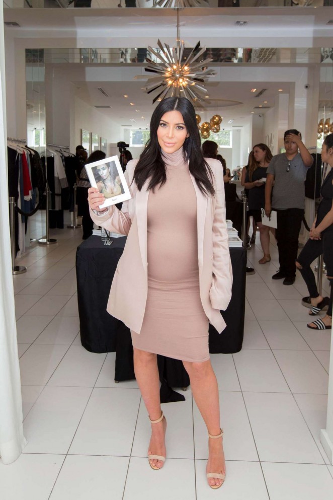 Kim Kardashian - Signs 'Selfish' Book at Dash Store in LA