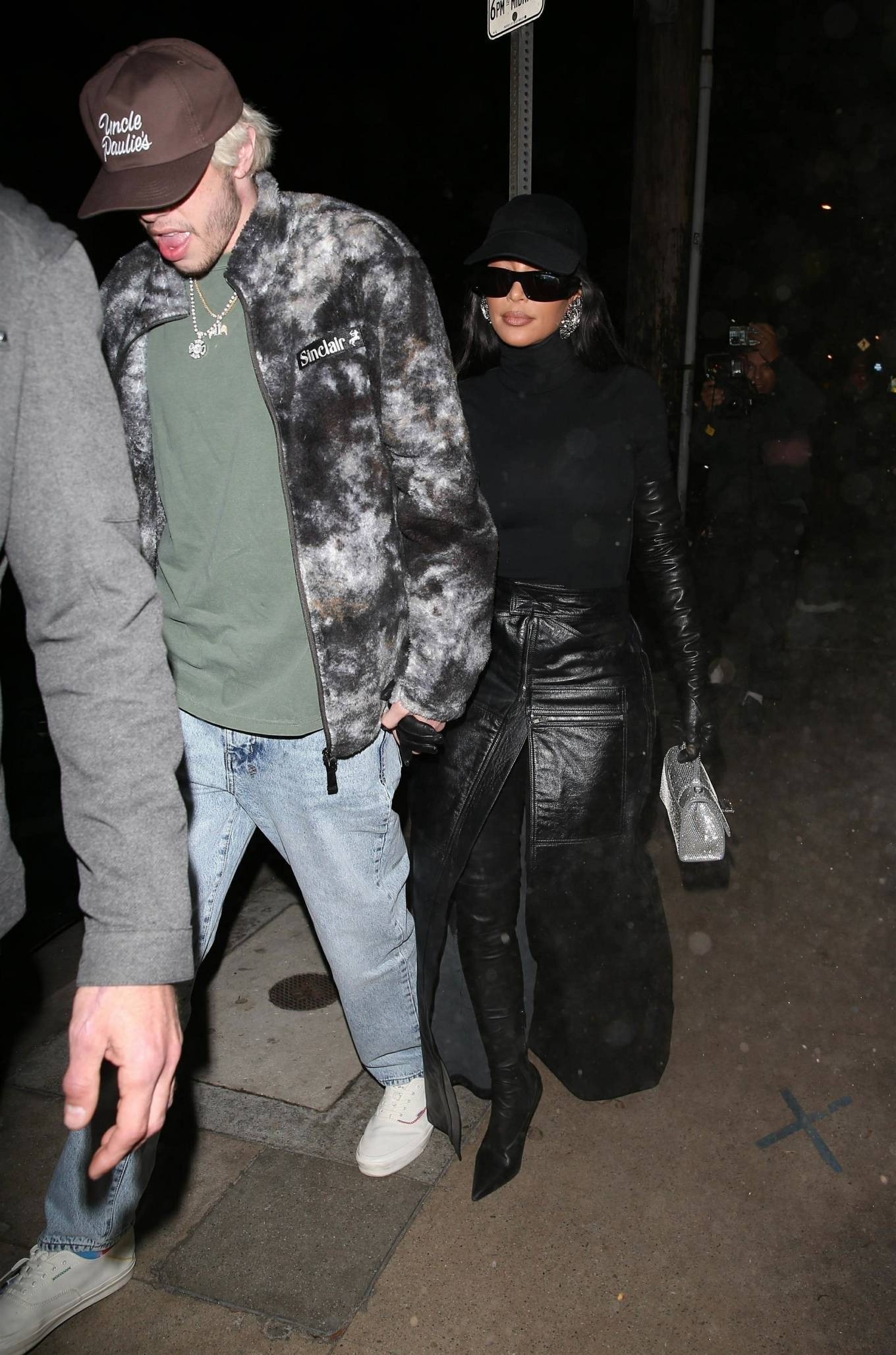 Kim Kardashian 2021 : Kim Kardashian – With Pete Davidson date night at the Italian restaurant Giorgio Baldi-05