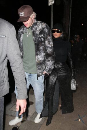 Kim Kardashian - With Pete Davidson date night at the Italian restaurant Giorgio Baldi