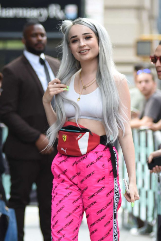 Kim Petras - Arrives at the AOL Build Series in New York City