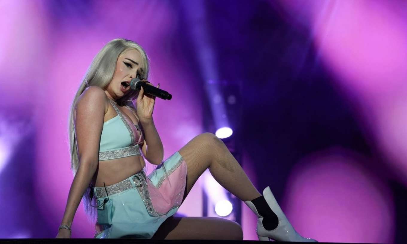 Kim Petras 2019 : Kim Petras performing on stage at Manchester Pride in Man...