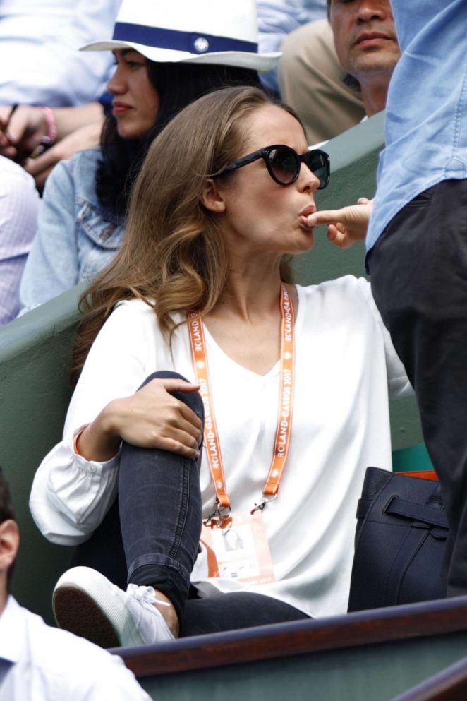 Kim Sears at 2017 French Open in Paris