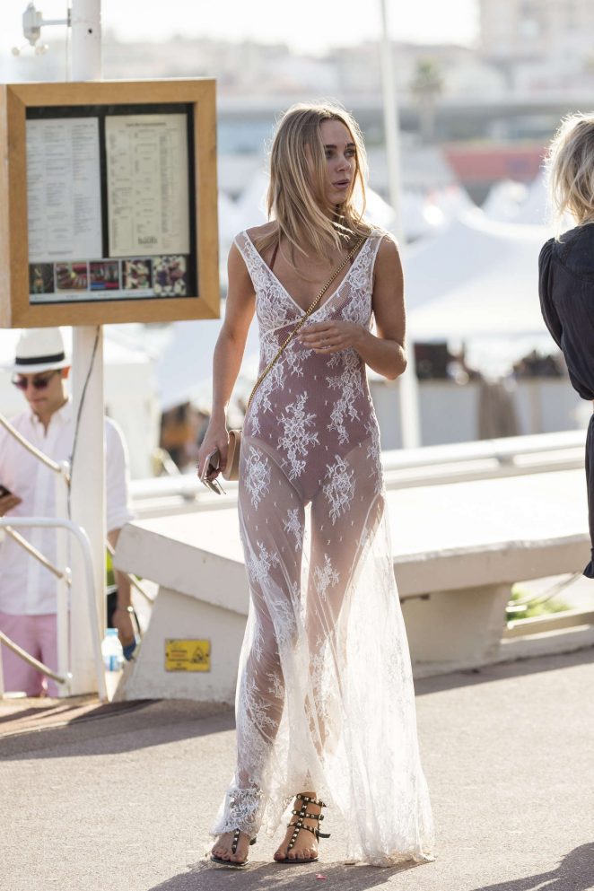 Kimberley Garner - Out and about in Cannes