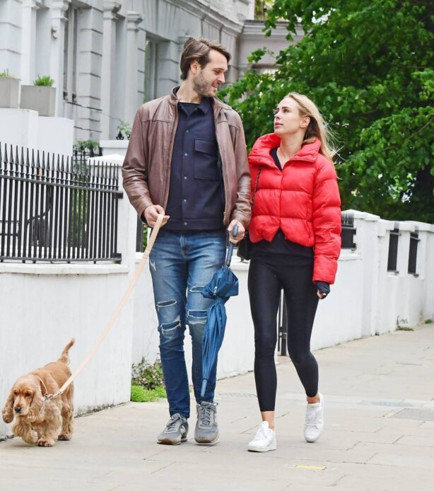 Kimberley Garner - With mystery man out in London's Notting Hill