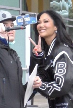 Kimora Lee Simmons - Arrives at the Lakers game at the Crypto.com Arena in L.A.