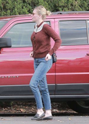 Kirsten Dunst in skinny jeans out in LA