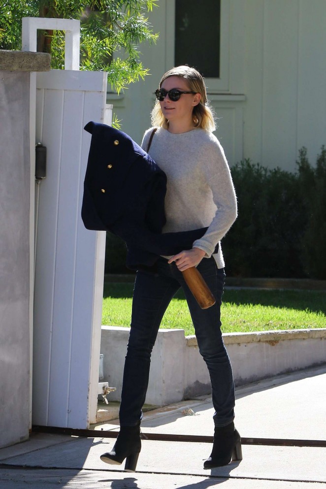 Kirsten Dunst - Leaving a friends house in Beverly Hills