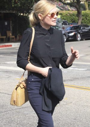 Kirsten Dunst Leaving Picolino Restaurant in Beverly Hills
