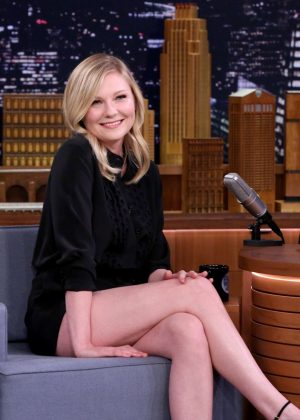 Kirsten Dunst on The Tonight Show with Jimmy Fallon in NYC