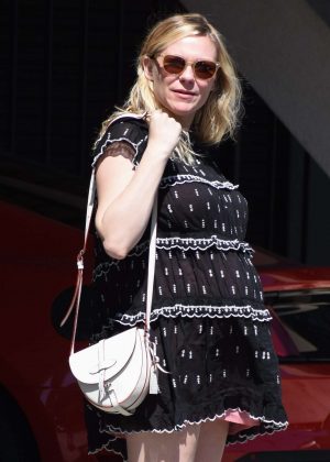 Kirsten Dunst out for a lunch in Studio City