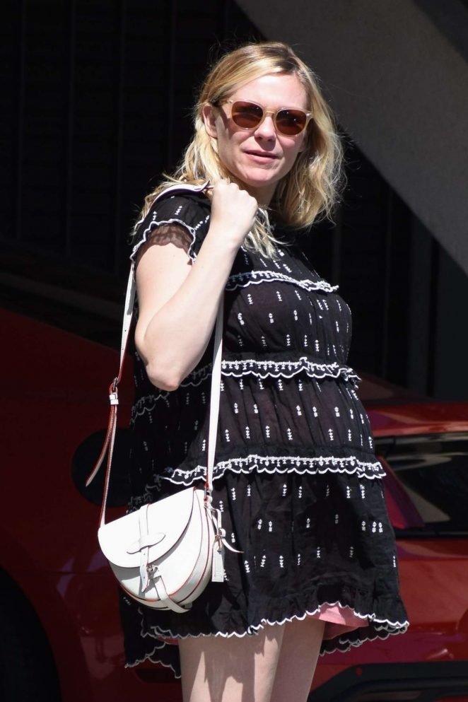 Kirsten Dunst out for a lunch in Studio City