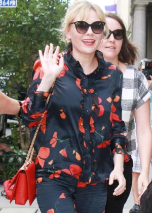 Kirsten Dunst - Seen out and about in New York