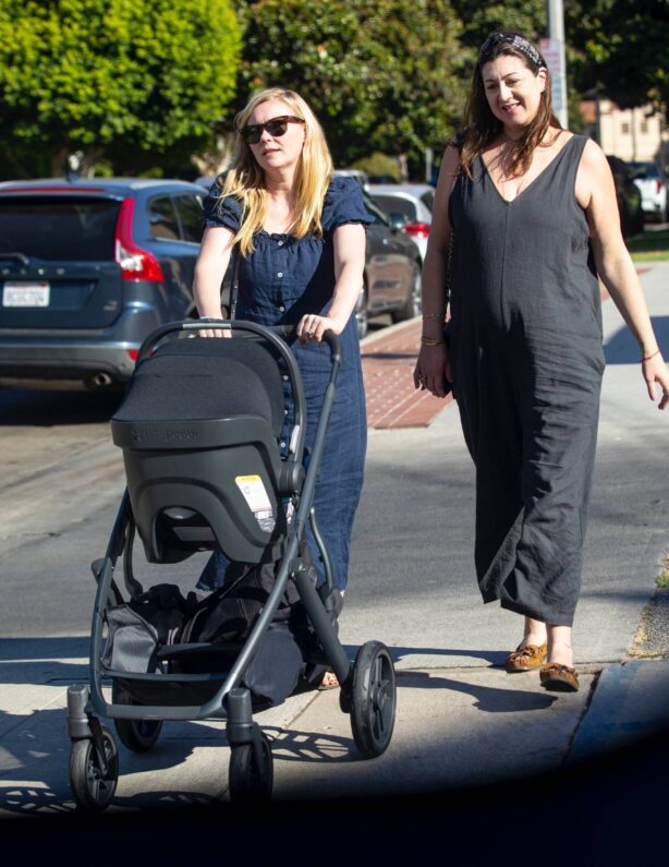 Kirsten Dunst -  Seen while out with her kids in Toluca Lake