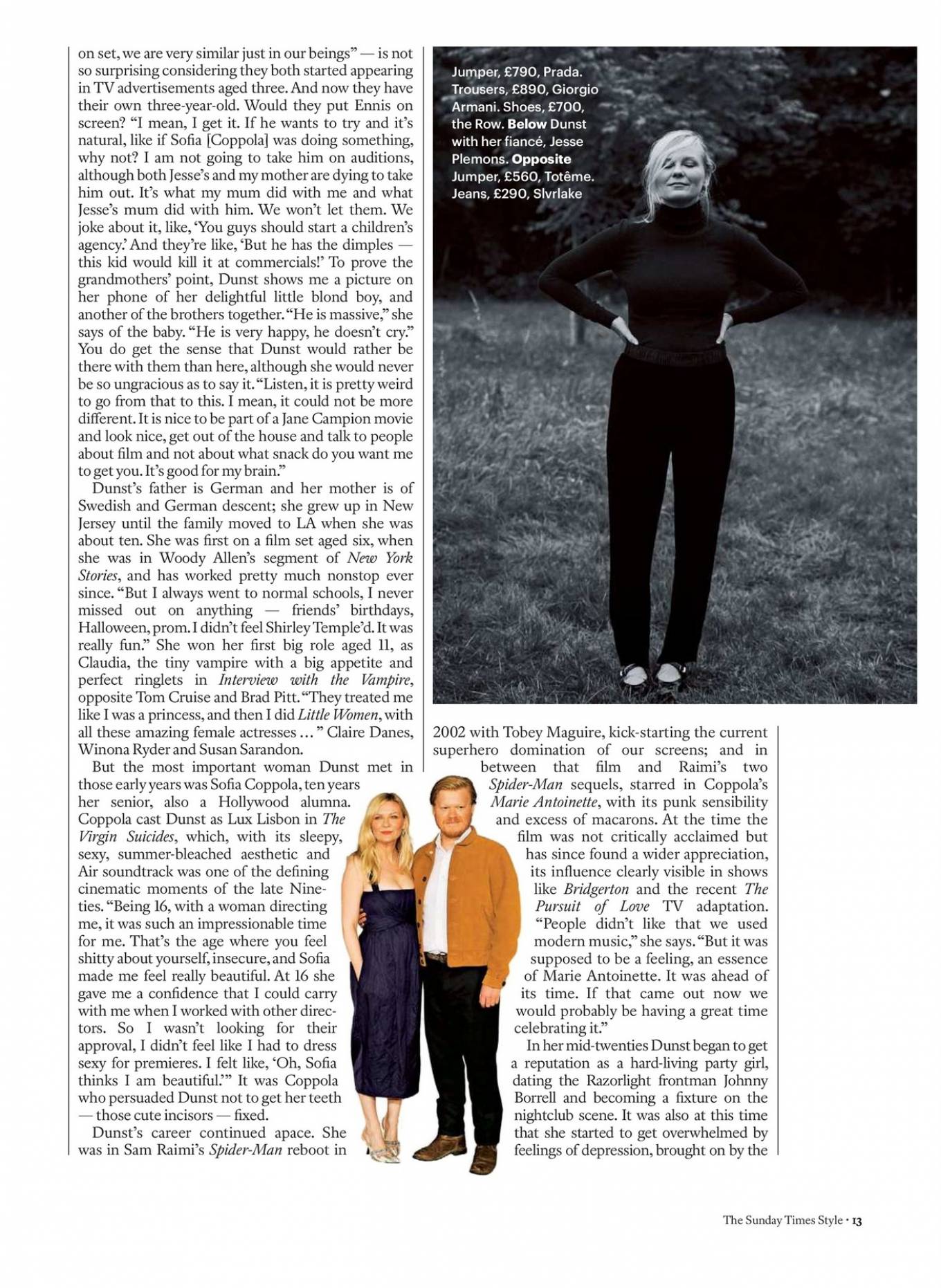 Kirsten Dunst 2021 : Kirsten Dunst – The Sunday Times Style – November 2021-13