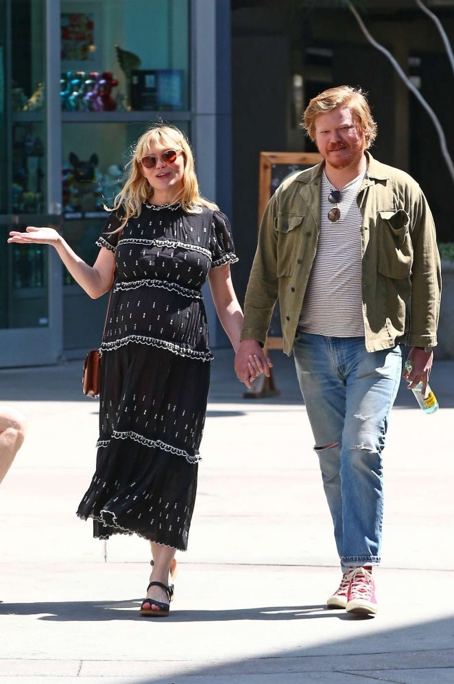 Kirsten Dunst with husband out in Hollywood - GotCeleb