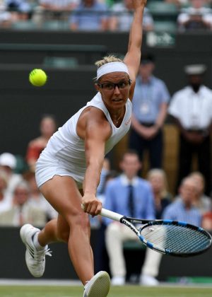 Kirsten Flipkens at Wimbledon Championships 2017 in London