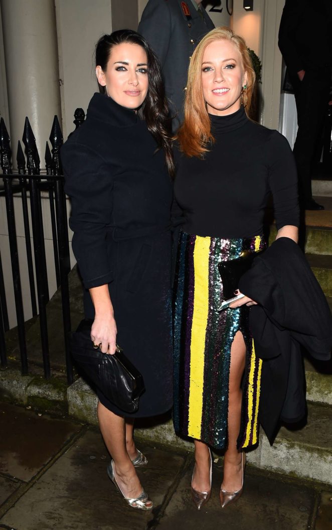 Kirsty Gallacher and Sarah-Jane Mee - Evgeny Lebedev Hosts a Lavish Christmas Party in London