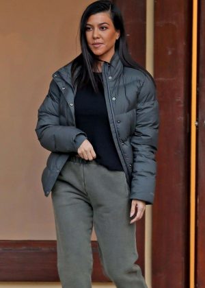 Kourtney Kardashian at SEV Laser in Calabasas