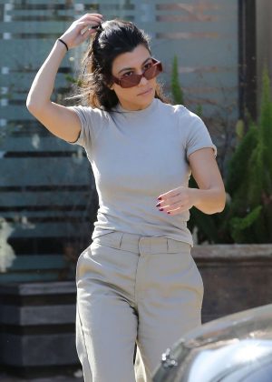 Kourtney Kardashian - Out and about in Los Angeles