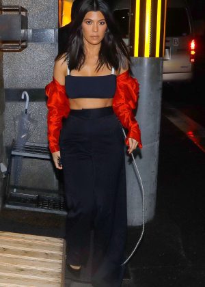 Kourtney Kardashian out for dinner in Tokyo