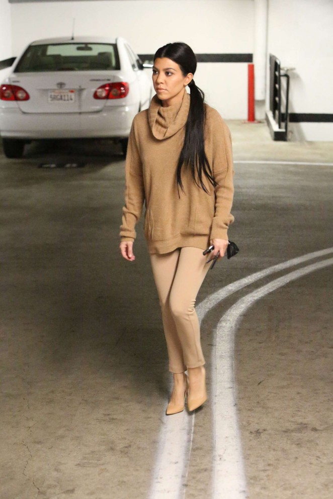 Kourtney Kardashian Out in Beverly Hills