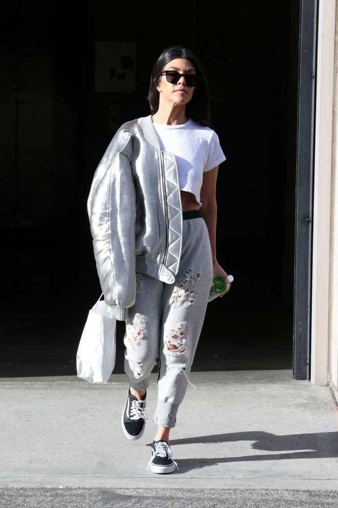 Kourtney Kardashian out in LA