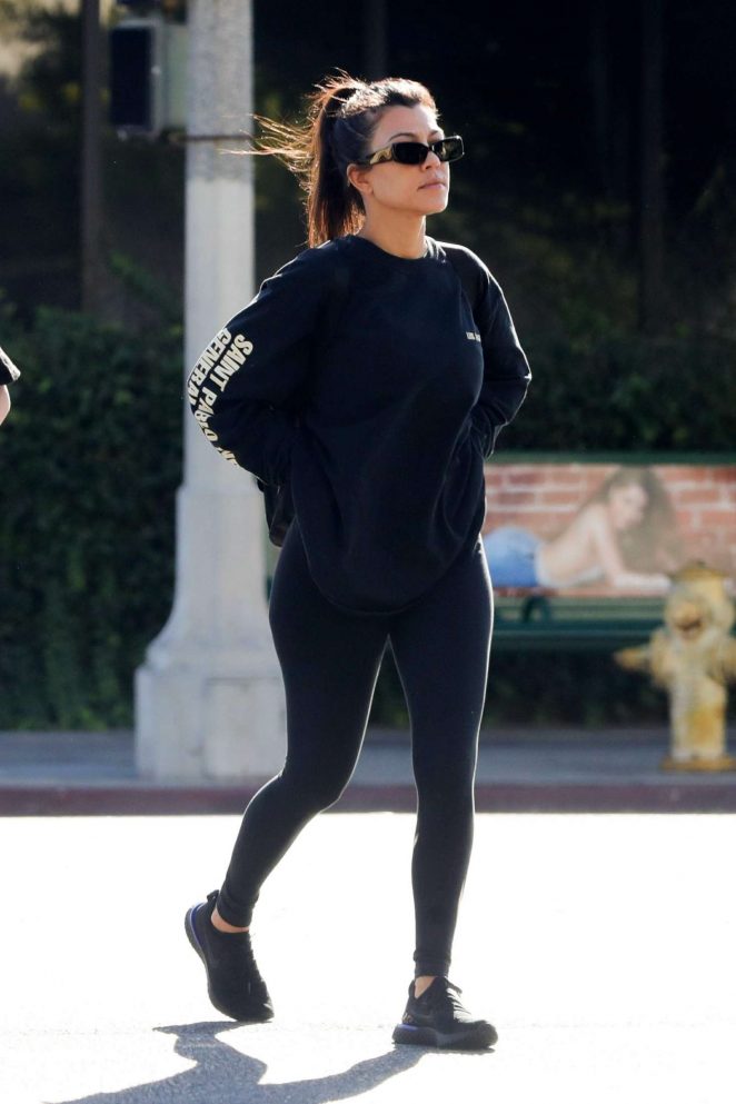 Kourtney Kardashian - Out in West Hollywood