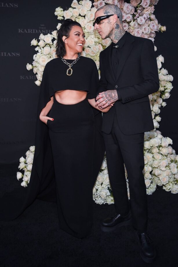 Kourtney Kardashian - Premiere Of 'The Kardashians' at Goya Studios in Hollywood