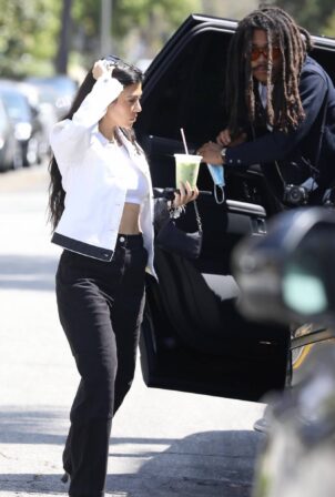 Kourtney Kardashian - Seen at Cha Cha Matcha in West Hollywood