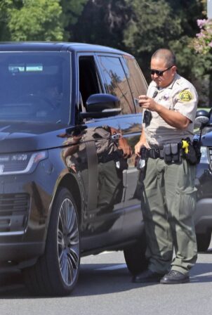 Kourtney Kardashian - Seen with Travis Barker in Beverly Hills