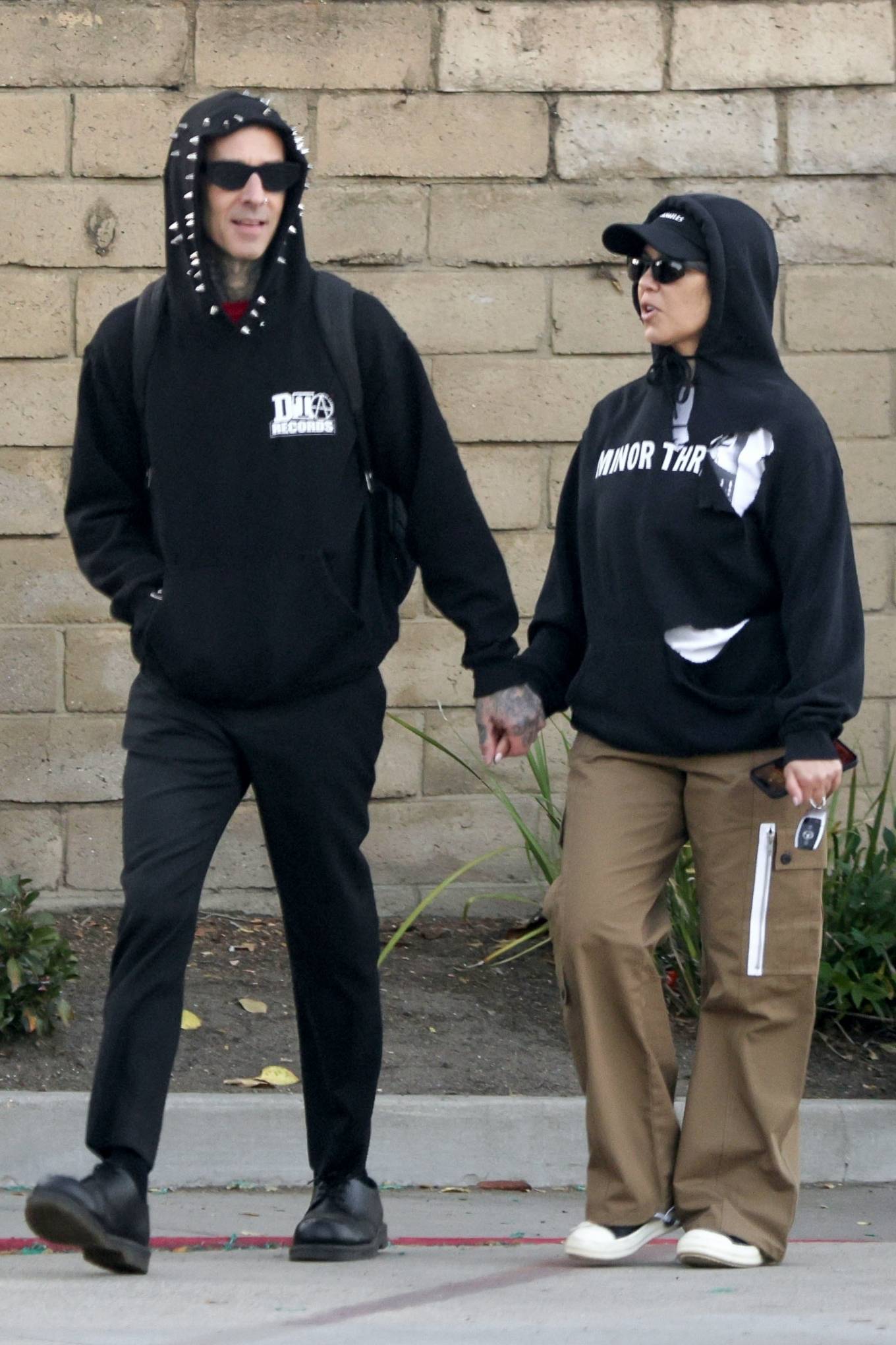 Kourtney Kardashian - With Travis Barker out in Los Angeles